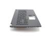 0KNB0-6676GE00 original Asus keyboard incl. topcase DE (german) black/black with backlight RGB