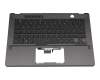 0KNR0-261FGE00 original Asus keyboard incl. topcase DE (german) black/grey with backlight