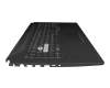 0KNR0-661VGE00 original Asus keyboard incl. topcase DE (german) black/transparent/black with backlight