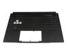0KNR0-6910GE00 original Asus keyboard incl. topcase DE (german) grey/grey with backlight (1ZONE RGB)