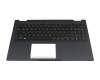 0KNX0-5104GE00 original Asus keyboard incl. topcase DE (german) black/black