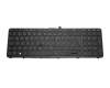 Keyboard DE (german) black/black with backlight and mouse-stick original suitable for HP ZBook 17