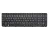 Keyboard DE (german) black/black matte original suitable for HP Pavilion g7-2000