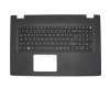 Keyboard incl. topcase DE (german) black/black original suitable for Acer TravelMate P2 (P278-M)