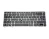 Keyboard DE (german) black/grey with backlight and mouse-stick original suitable for HP EliteBook 750 G2