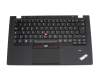 00HT050 original Lenovo keyboard incl. topcase DE (german) black/black with backlight and mouse-stick