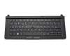 Keyboard incl. topcase DE (german) black/black with mouse-stick original suitable for Acer Switch 12 (SW5-271)