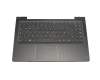 Keyboard incl. topcase DE (german) black/black original suitable for Lenovo IdeaPad U330