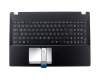 Keyboard incl. topcase DE (german) black/black original suitable for Asus Pro P2520LA
