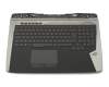 90NB09F1-R31GE0 original Asus keyboard incl. topcase DE (german) black/black with backlight