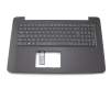 Keyboard incl. topcase DE (german) black/black original suitable for Asus F756UQ