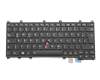 00PA136 original Lenovo keyboard DE (german) black/black matte with backlight and mouse-stick