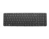 827028-041 original HP keyboard DE (german) black/black matte