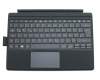 Keyboard incl. topcase DE (german) black/black with backlight original suitable for Acer Switch Alpha 12 (SA5-271P)