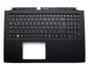 Keyboard incl. topcase DE (german) black/black with backlight original suitable for Acer Aspire V 15 Nitro (VN7-572TG-775T)