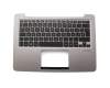 90NB0CW1-R30100 original Asus keyboard incl. topcase DE (german) black/silver with backlight