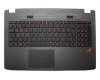 13NB07Z1P04041 original Asus keyboard incl. topcase DE (german) black/black with backlight