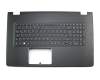 Keyboard incl. topcase DE (german) black/black original suitable for Acer Aspire E5-774G-55FY