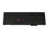 Keyboard DE (german) black/black matte with backlight and mouse-stick original suitable for Lenovo ThinkPad Yoga 15 (20DQ)