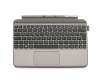 Keyboard incl. topcase DE (german) black/grey original suitable for Asus Transformer Mini T102HA