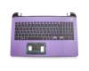 9Z.NBCSQ.00G original Toshiba keyboard incl. topcase DE (german) black/purple