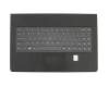 Keyboard incl. topcase US (english) black/black with backlight original suitable for Lenovo Yoga 3 Pro-1370 (80HE013EGE)