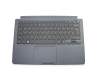Keyboard incl. topcase DE (german) black/anthracite with backlight original suitable for Samsung NP900X3E-A03BE