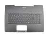 Keyboard incl. topcase DE (german) black/black with backlight original suitable for MSI GS72 Stealth Pro 6QE (MS-1775)