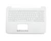 Keyboard incl. topcase DE (german) black/white original suitable for Asus VivoBook X556UR