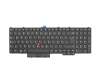 Keyboard DE (german) black/black matte with mouse-stick original suitable for Lenovo ThinkPad P51 (20MN)