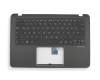 04072-02060400 original Asus keyboard incl. topcase DE (german) black/black with backlight