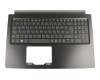 Keyboard incl. topcase DE (german) black/black original suitable for Acer Aspire 5 (A515-51)