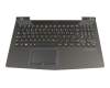 Keyboard incl. topcase DE (german) black/black with backlight original suitable for Medion Erazer X6603 (MD 60819 MSN:30023360)