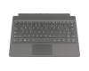 Keyboard incl. topcase DE (german) black/black with backlight with backlight original suitable for Lenovo IdeaPad Miix 520-12IKB (20M3/20M4/81CG)