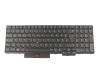Keyboard DE (german) black/black with backlight and mouse-stick original suitable for Lenovo ThinkPad L580 (20LW/20LX)