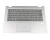 5CB0N67426 original Lenovo keyboard incl. topcase DE (german) grey/silver