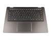 Keyboard incl. topcase DE (german) black/black original suitable for Lenovo Yoga 510-14ISK (80S7)