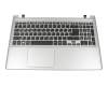 EAZRP003020 original Acer keyboard incl. topcase DE (german) black/silver