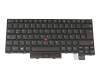 Keyboard DE (german) black/black with mouse-stick original suitable for Lenovo ThinkPad T470 (20HD0000GE)