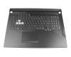 90NR01T3-R32GE0 original Asus keyboard incl. topcase DE (german) black/black with backlight - without keystone shaft -