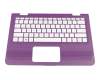 L21645-041 original HP keyboard incl. topcase DE (german) white/purple