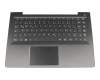 Keyboard DE (german) black with backlight original suitable for Lenovo IdeaPad 500S-13ISK (80Q2)
