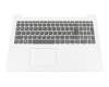 Keyboard DE (german) grey original suitable for Lenovo IdeaPad 330-15ARR (81D2)