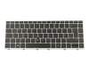 Keyboard DE (german) black/silver with mouse-stick original suitable for HP EliteBook 745 G5
