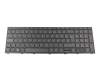 Keyboard DE (german) black/black matte with backlight with numpad original suitable for HP ProBook 450 G5 (3KY97EA)