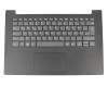 Keyboard incl. topcase DE (german) grey/black patterned original suitable for Lenovo IdeaPad 130-14IKB (81H6) series