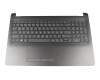 Keyboard incl. topcase DE (german) black/black (wave) original suitable for HP 15-bs020ng (1VQ07EA)
