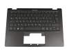 Keyboard incl. topcase DE (german) black/black original suitable for Medion Akoya E3223
