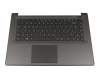Keyboard incl. topcase DE (german) black/black original suitable for Medion Akoya E6245 (MD 61126 MSN:30025295)
