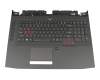 13N0-F4M0101 original Acer keyboard incl. topcase US (english) black/black with backlight